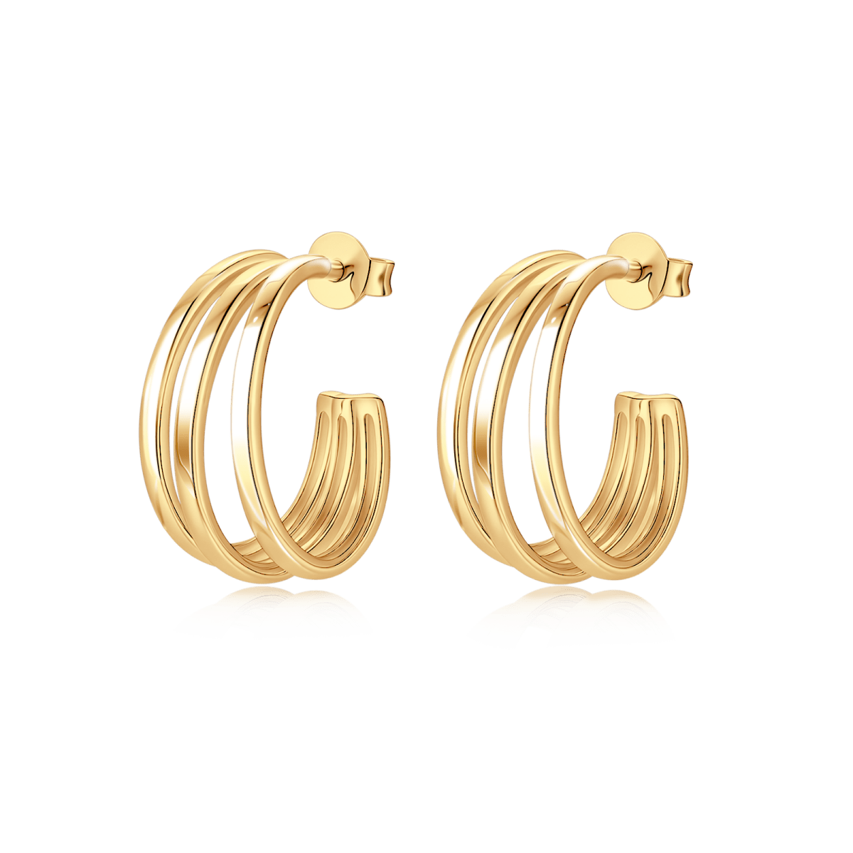 Half Ring Sahara Earrings - Milas Jewels Shop