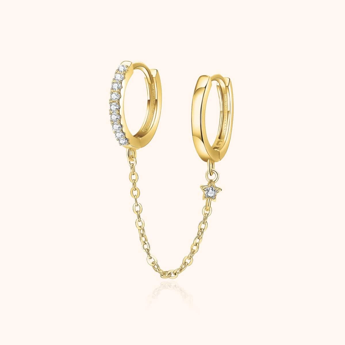 "Hoop Chain" Earrings - Milas Jewels Shop
