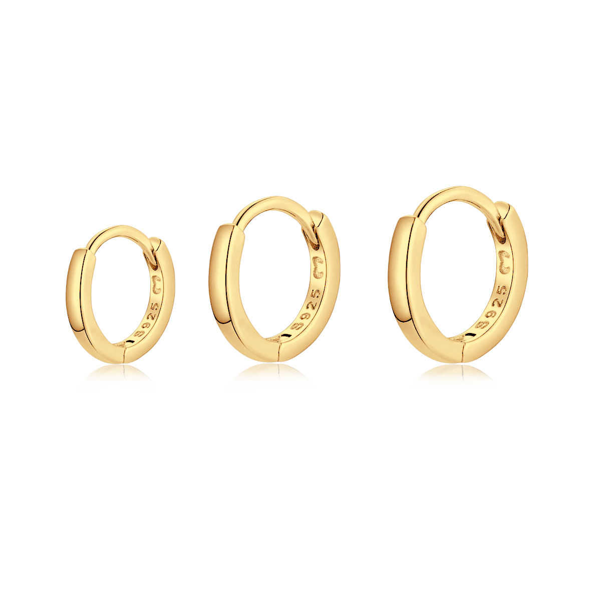Hoops Trio Earrings - Milas Jewels Shop
