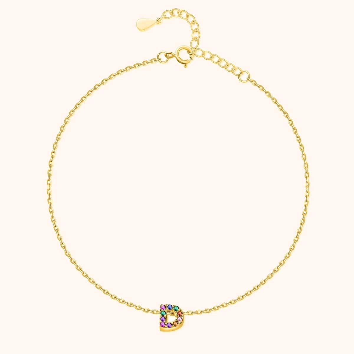 "Initial" Anklet - Milas Jewels Shop