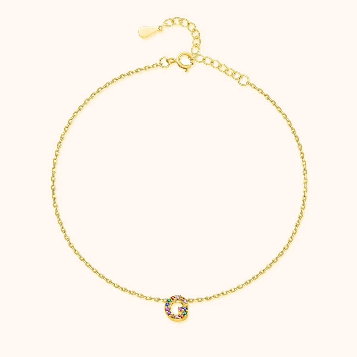 "Initial" Anklet - Milas Jewels Shop