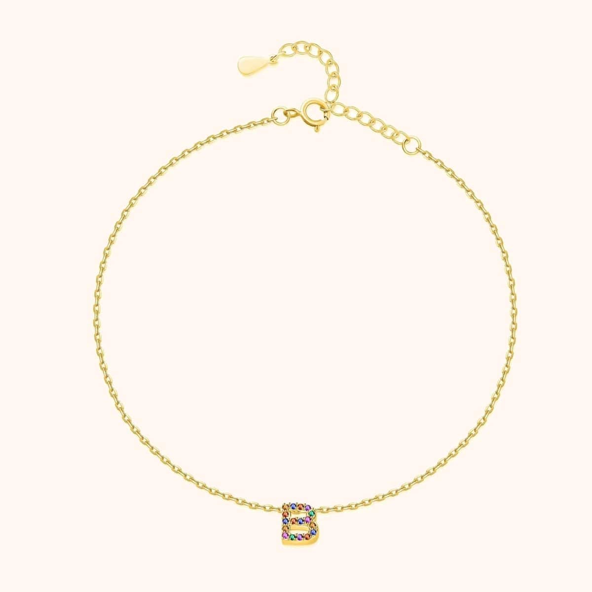 "Initial" Anklet - Milas Jewels Shop