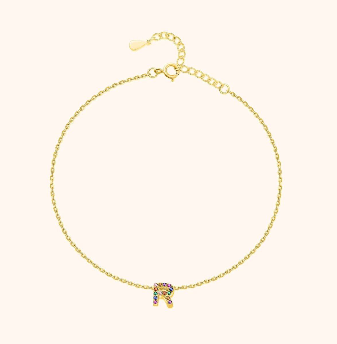 "Initial" Anklet - Milas Jewels Shop