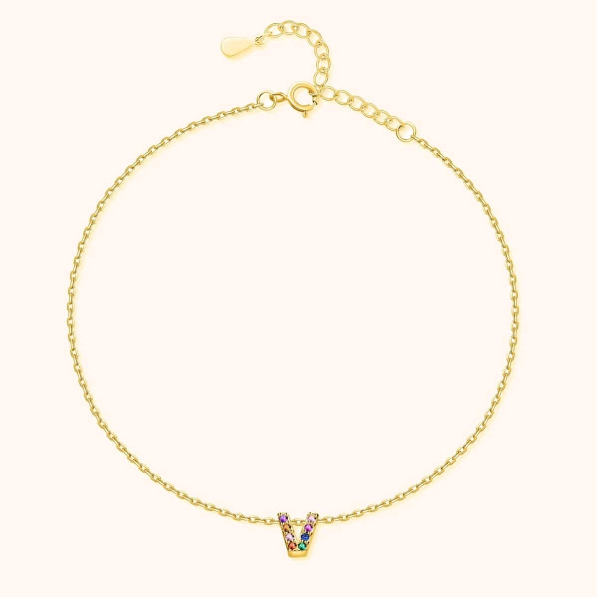 "Initial" Anklet - Milas Jewels Shop