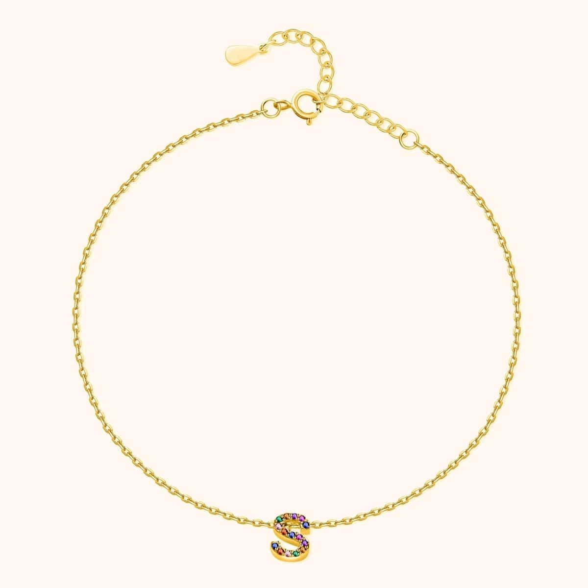 "Initial" Anklet - Milas Jewels Shop
