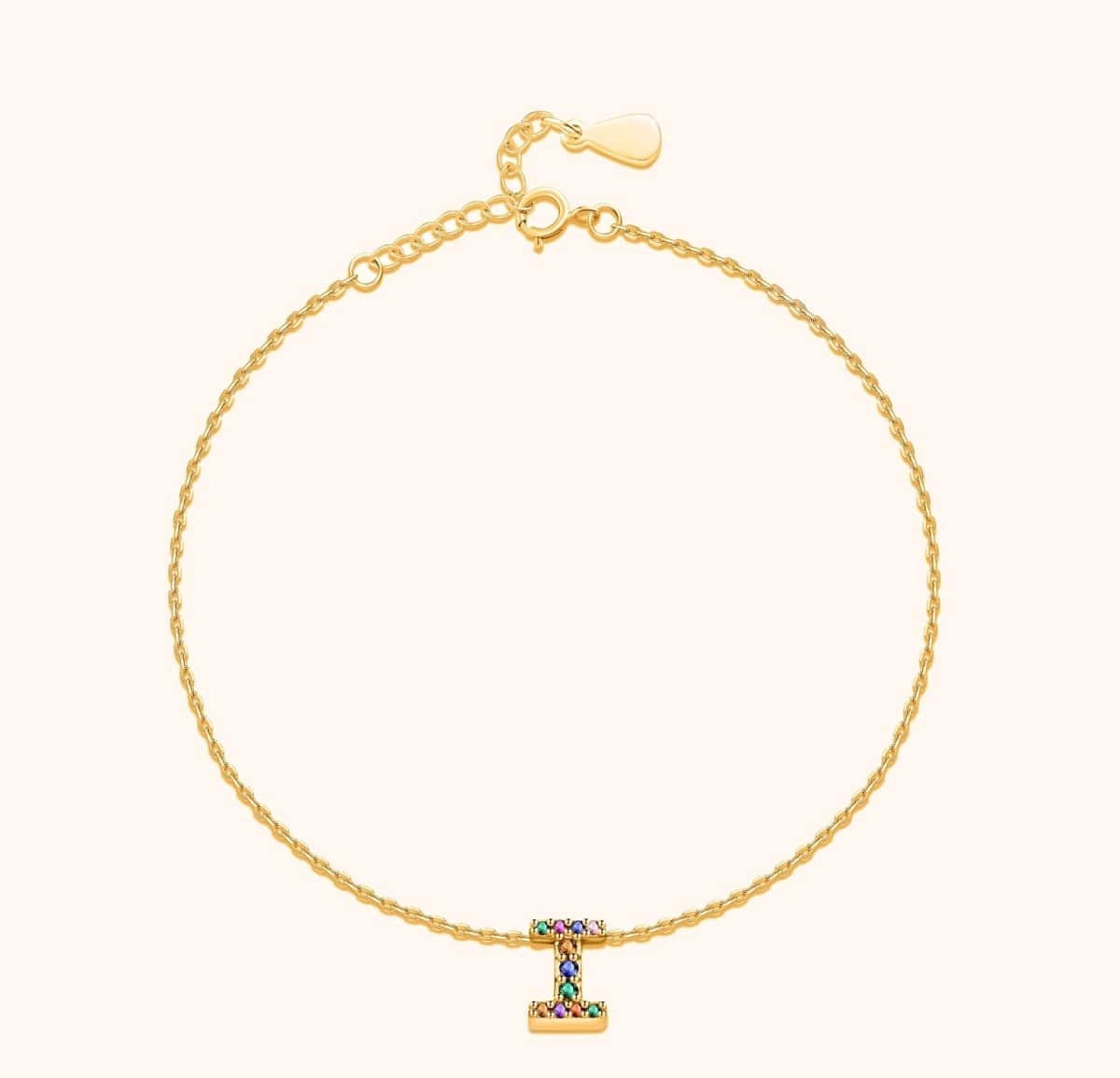 "Initial" Anklet - Milas Jewels Shop