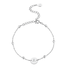 Initial Circle Bracelet - Milas Jewels Shop