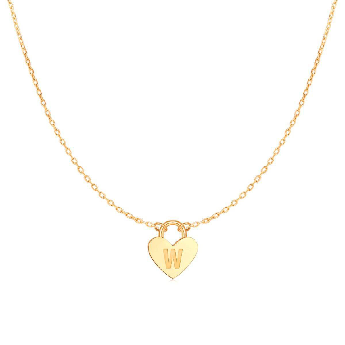 "Initial Heart" Necklace - Milas Jewels Shop