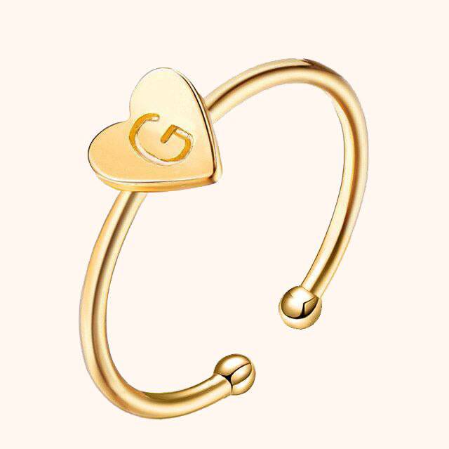 "Initial" Ring - Milas Jewels Shop