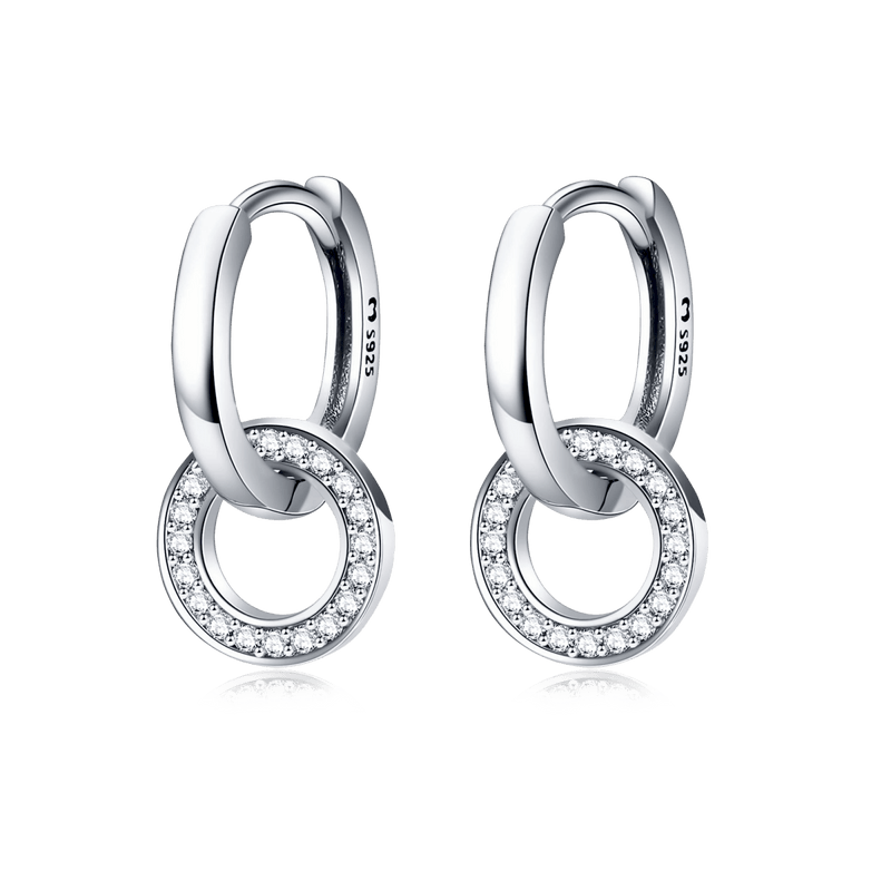 Interlocking Hoops Earrings - Milas Jewels Shop