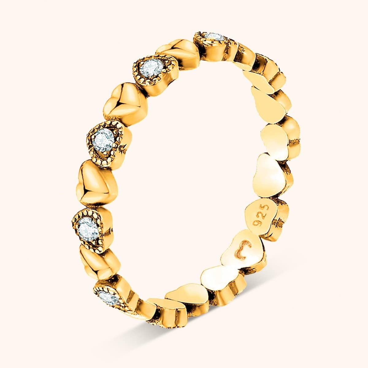 "Inverted Hearts" Ring - Milas Jewels Shop