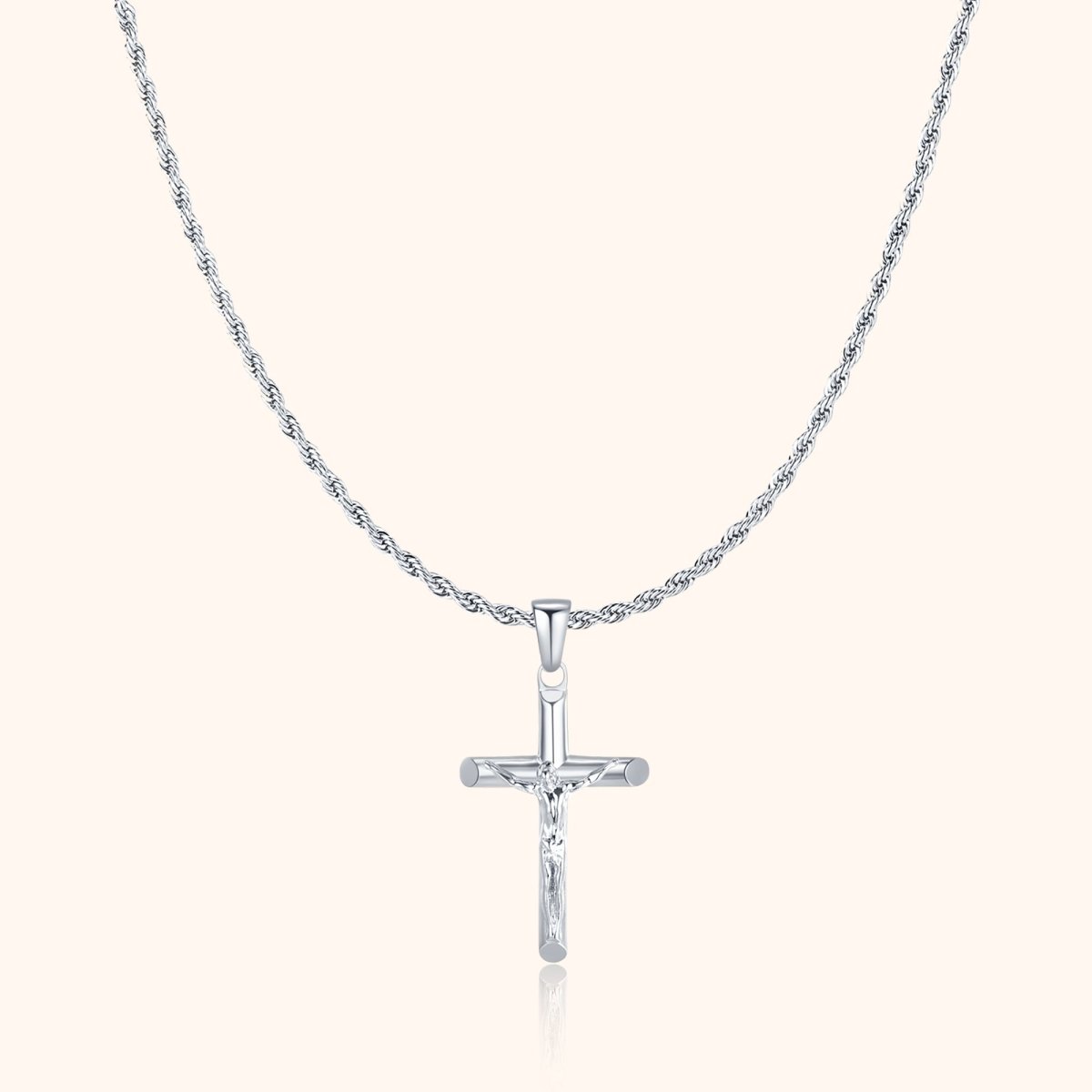 "Jesus Christ" BRAVE Men's Necklace - Milas Jewels Shop