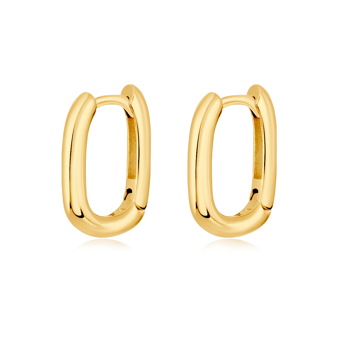 Link Shape Earrings - Milas Jewels Shop