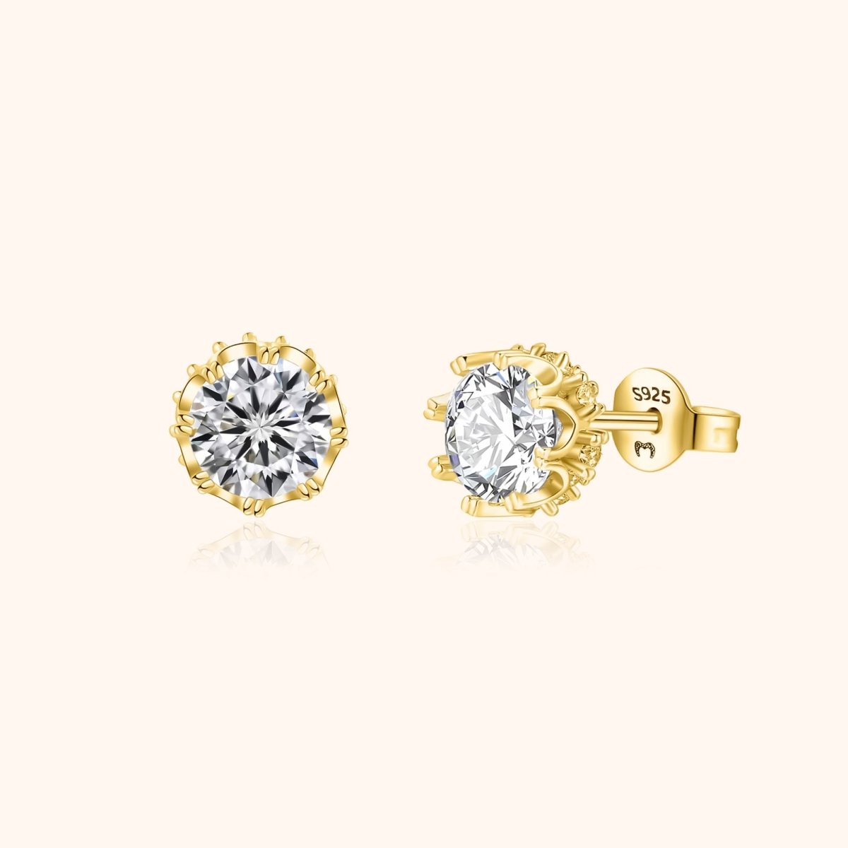 "Little Crown" Earrings - Milas Jewels Shop