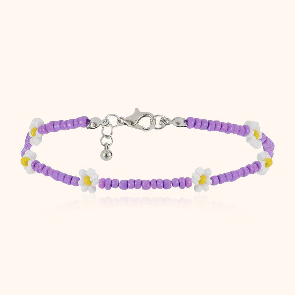 "Little Flowers" Necklace ~ Multicolor - Milas Jewels Shop