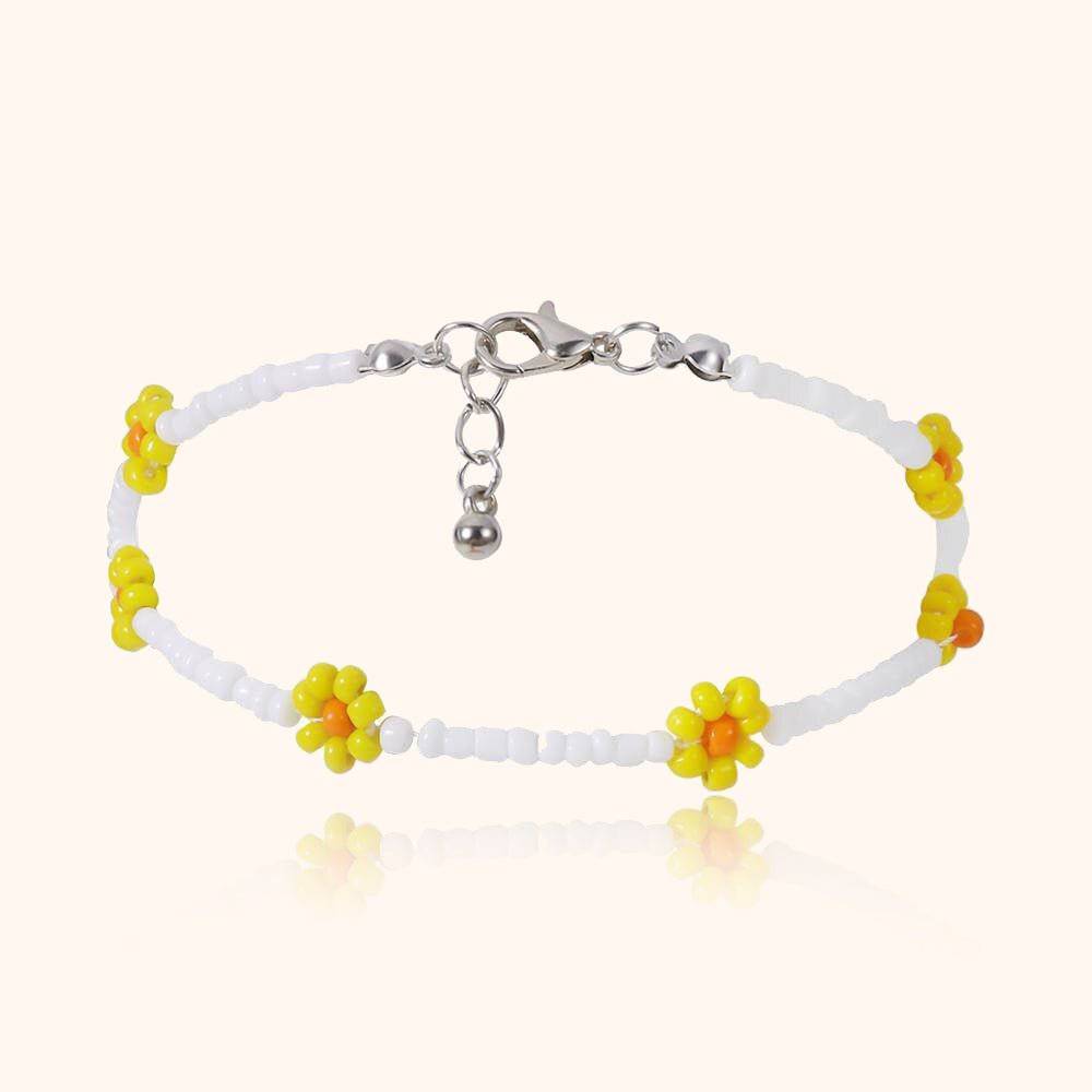 "Little Flowers" Necklace ~ Multicolor - Milas Jewels Shop