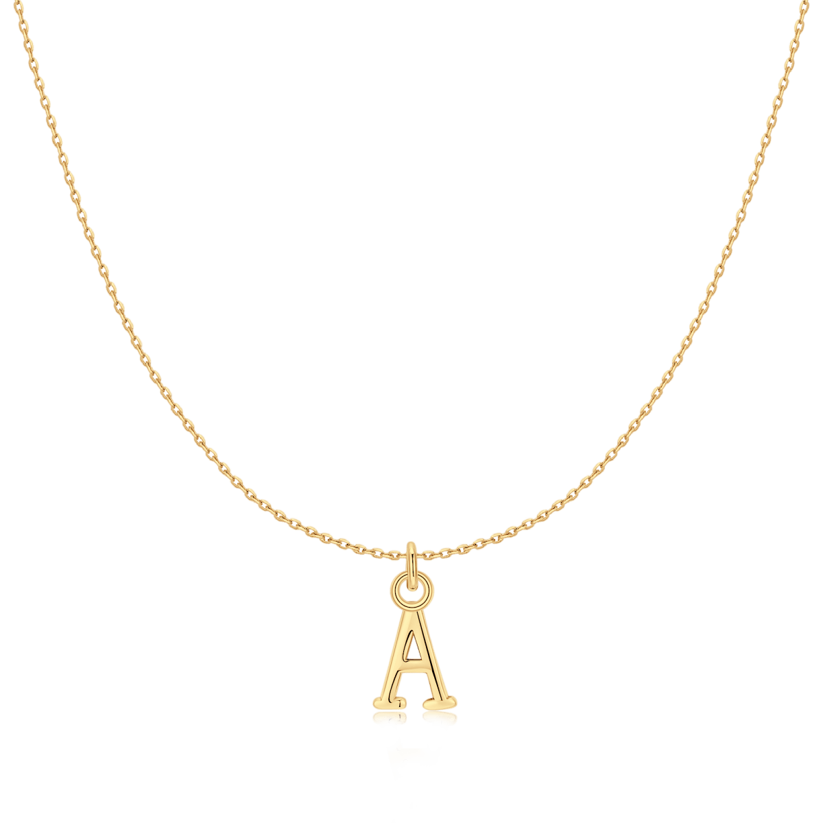 Little Letter Necklace - Milas Jewels Shop