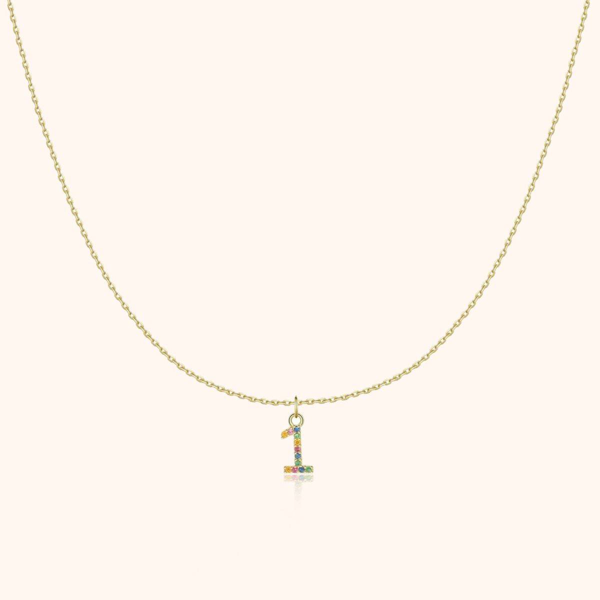 "Little Numbers" Necklace - Milas Jewels Shop