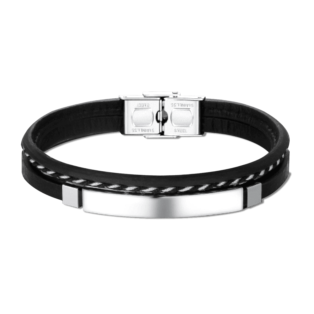 Lord BRAVE Men's Bracelet - Personalized - Milas Jewels Shop