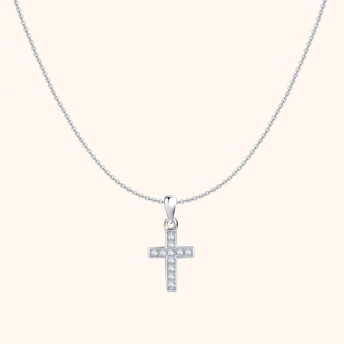"Luminous Cross" Necklace - Milas Jewels Shop