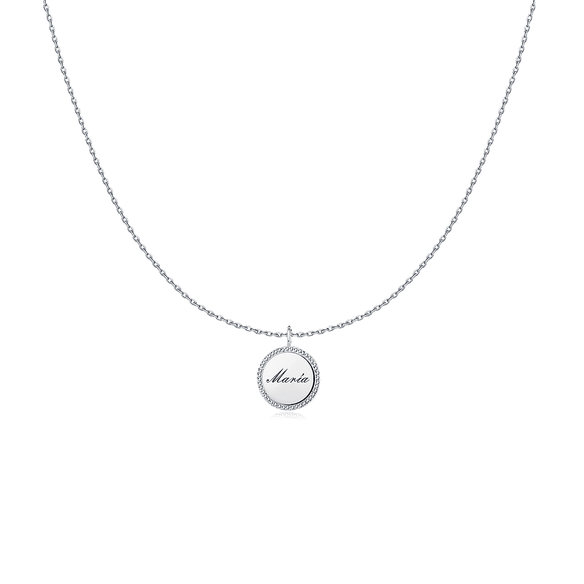 Medallion Necklace - Personalized - Milas Jewels Shop