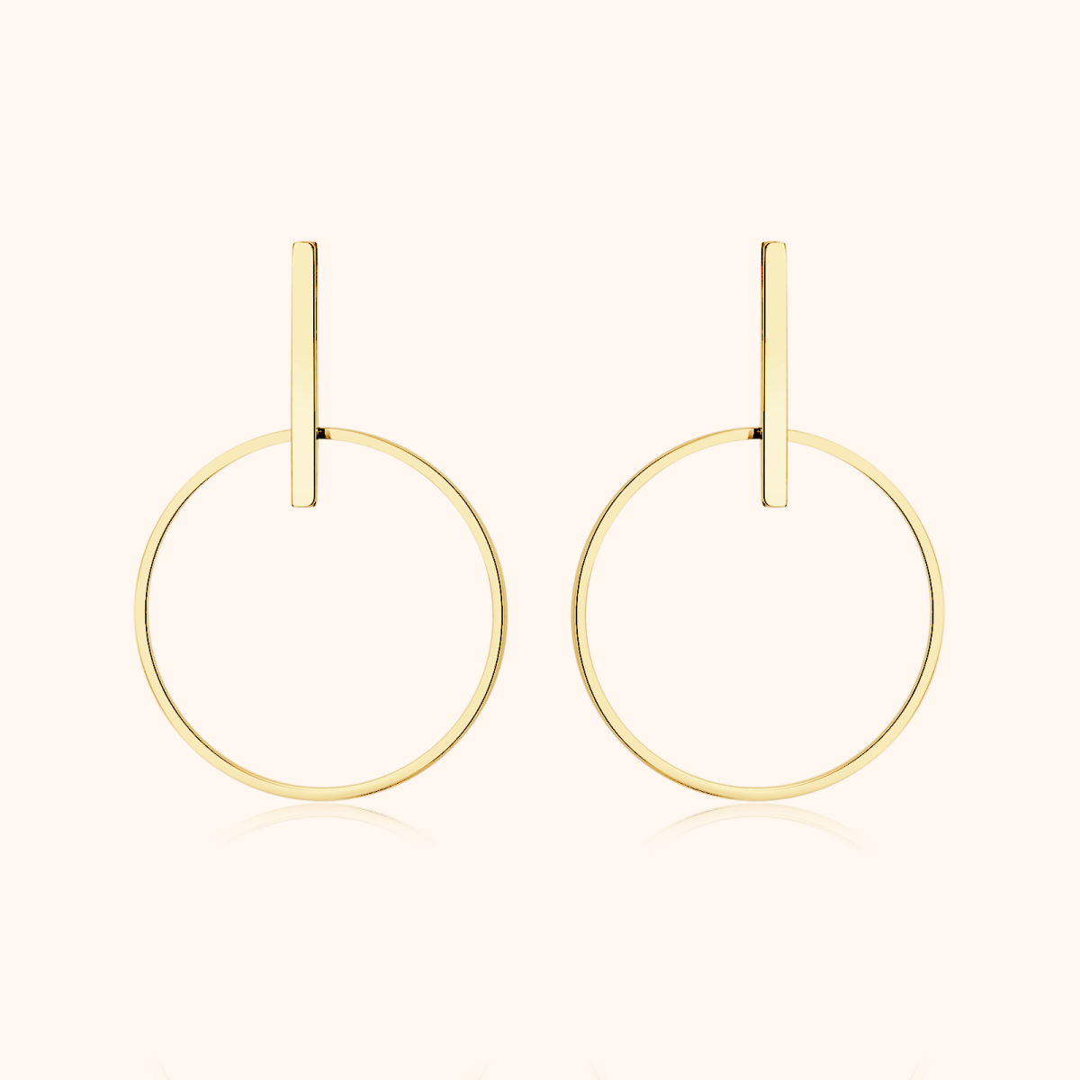 "Minimalist Hoops" Earrings - Milas Jewels Shop