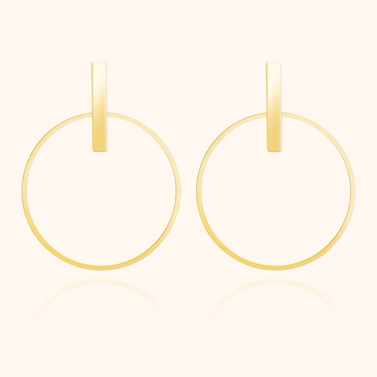 "Minimalist Hoops" Earrings - Milas Jewels Shop