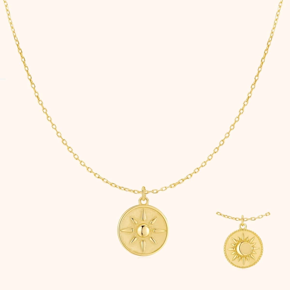 "Moon and Sun" Necklace - Milas Jewels Shop