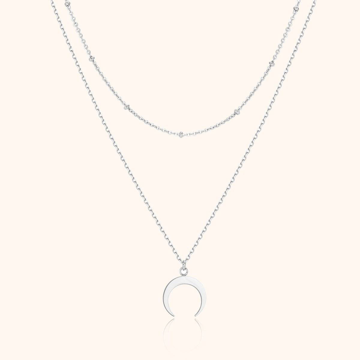 "Moon Slice" Necklace - Milas Jewels Shop