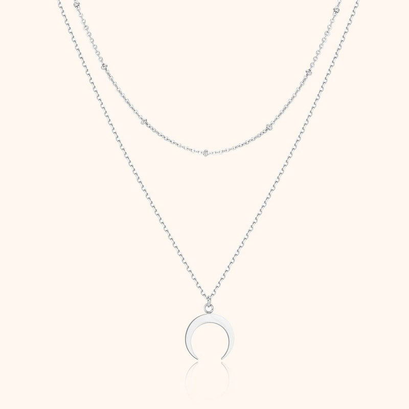 "Moon Slice" Necklace - Milas Jewels Shop