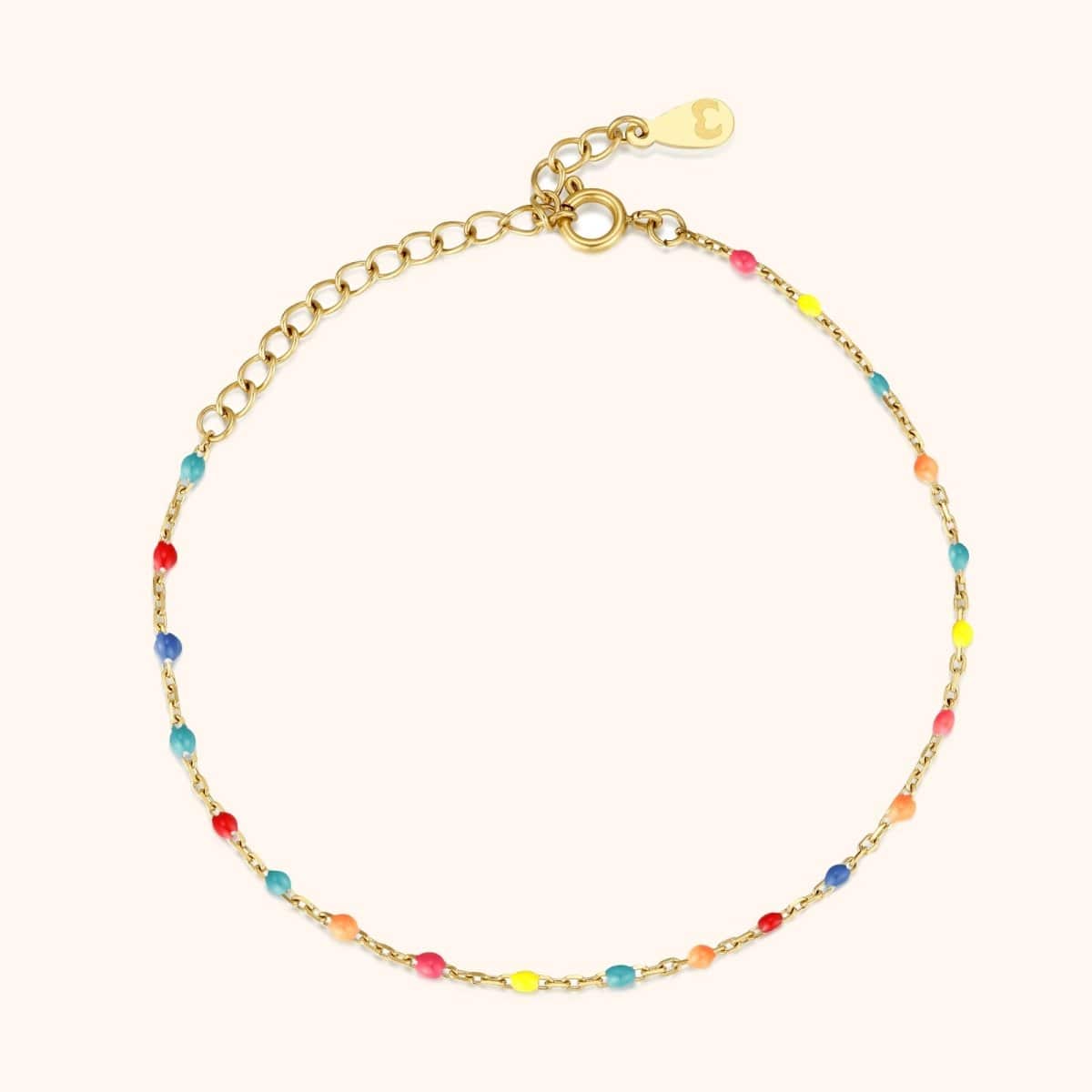 "Multicolor Cocktail" Anklet - Milas Jewels Shop