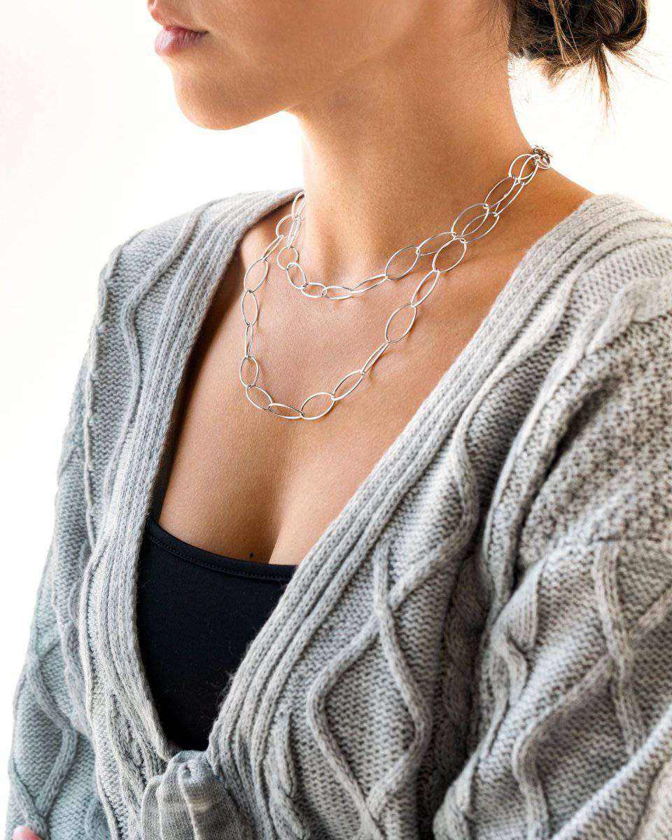 "Ovals" Necklace - Milas Jewels Shop