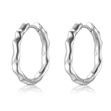 Wave Hoop Earrings