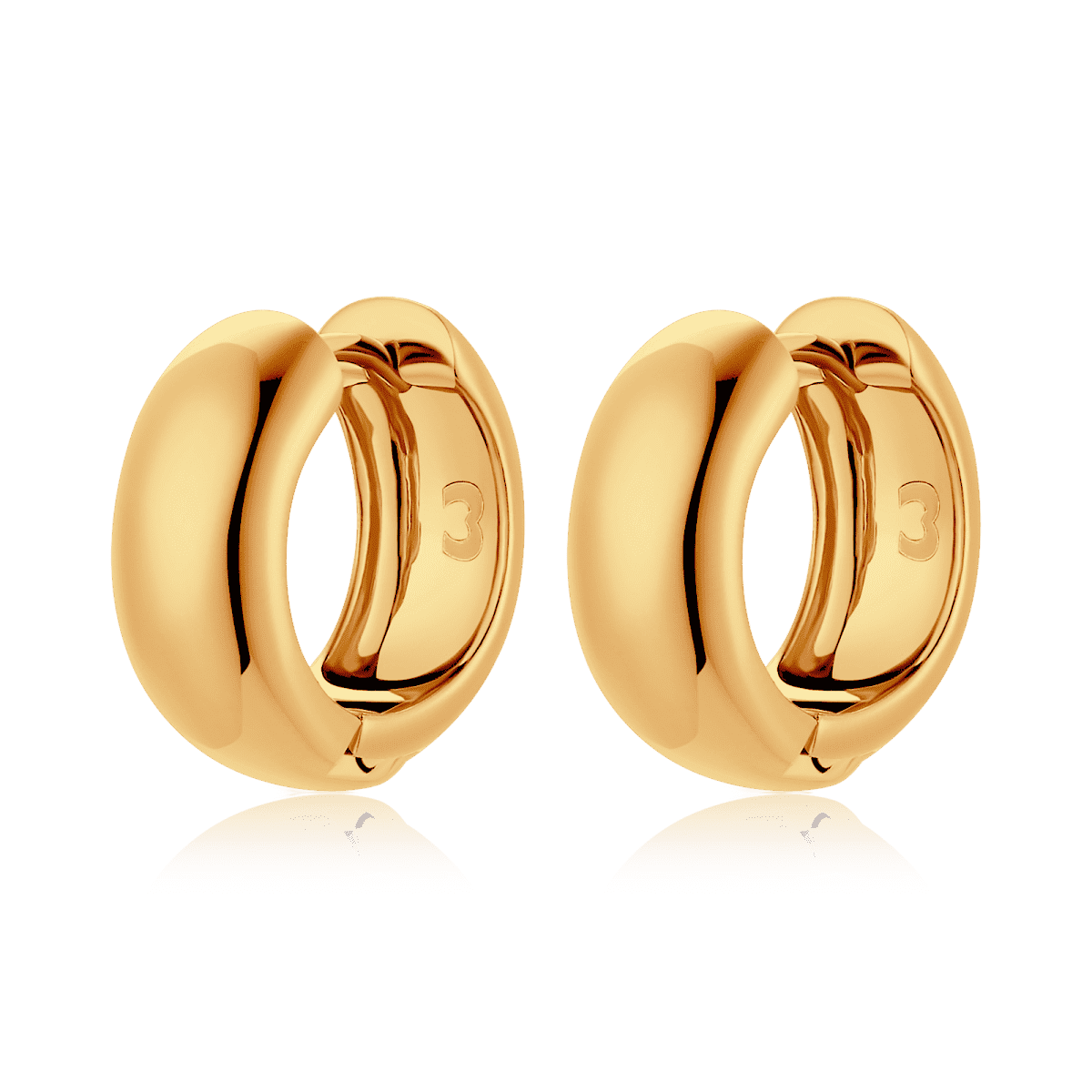 Rounded Hoop Earrings