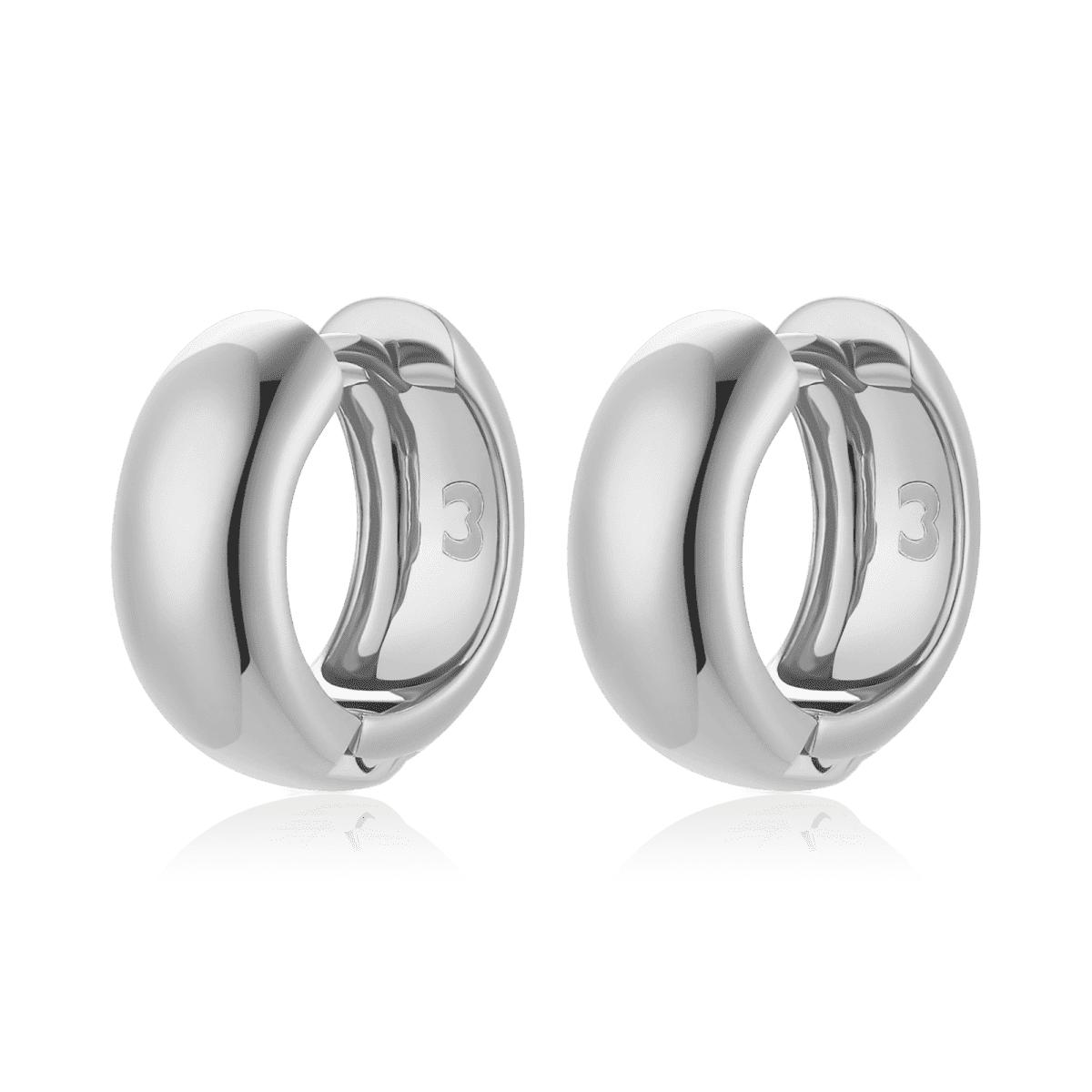 Rounded Hoop Earrings
