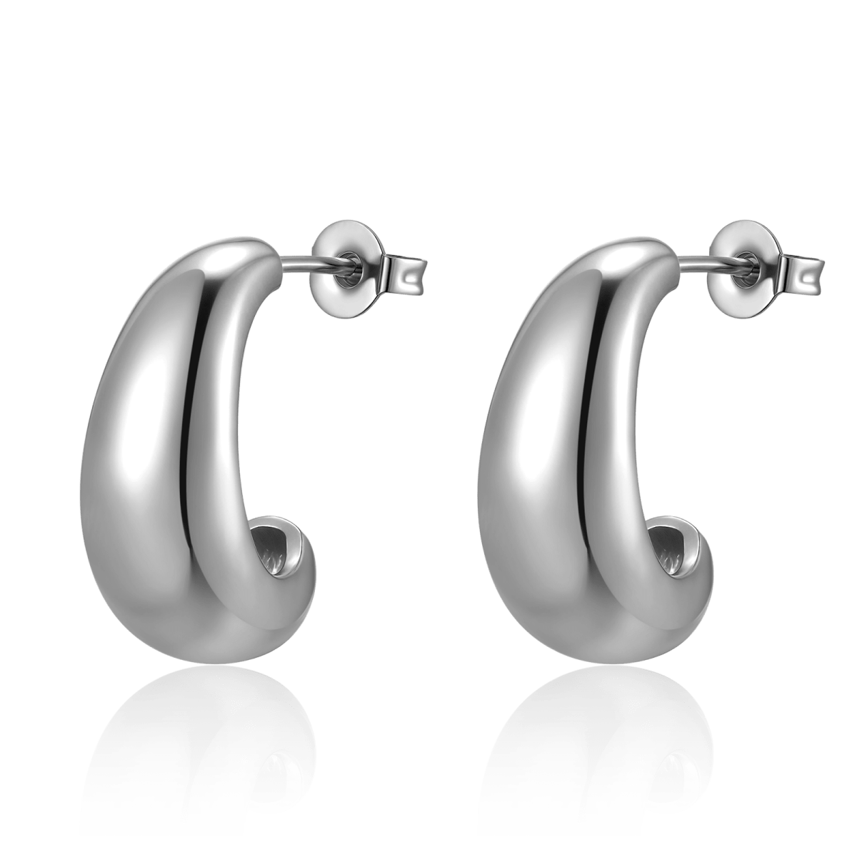 Half Ring Arched Earrings