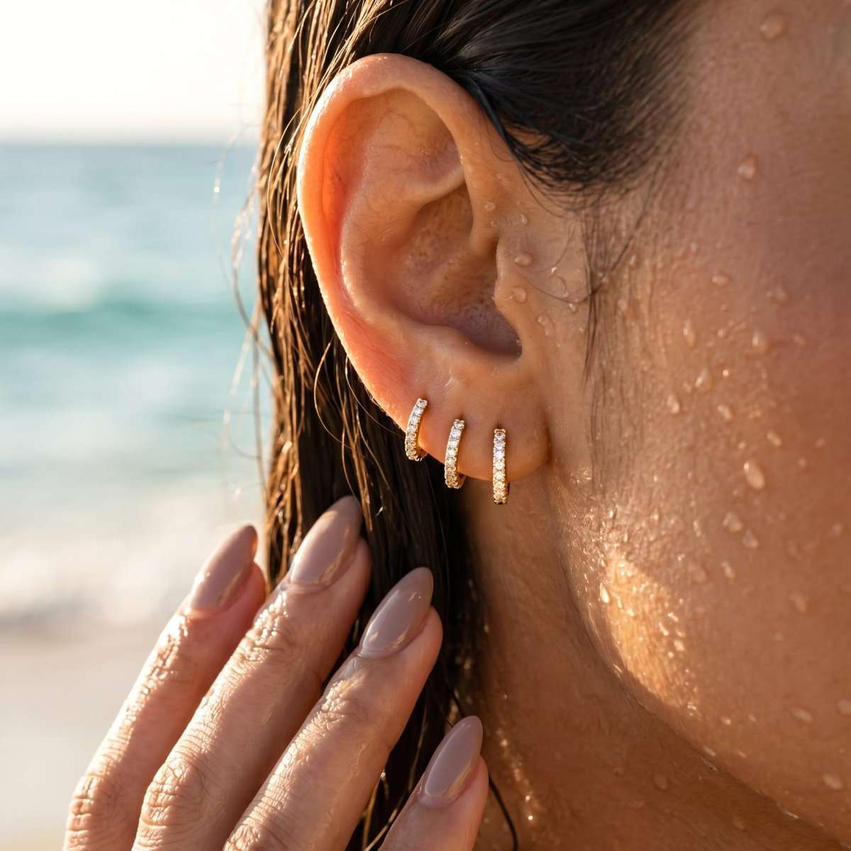 Triple Hoops Earrings