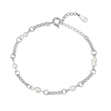 Small White Pearls Bracelet
