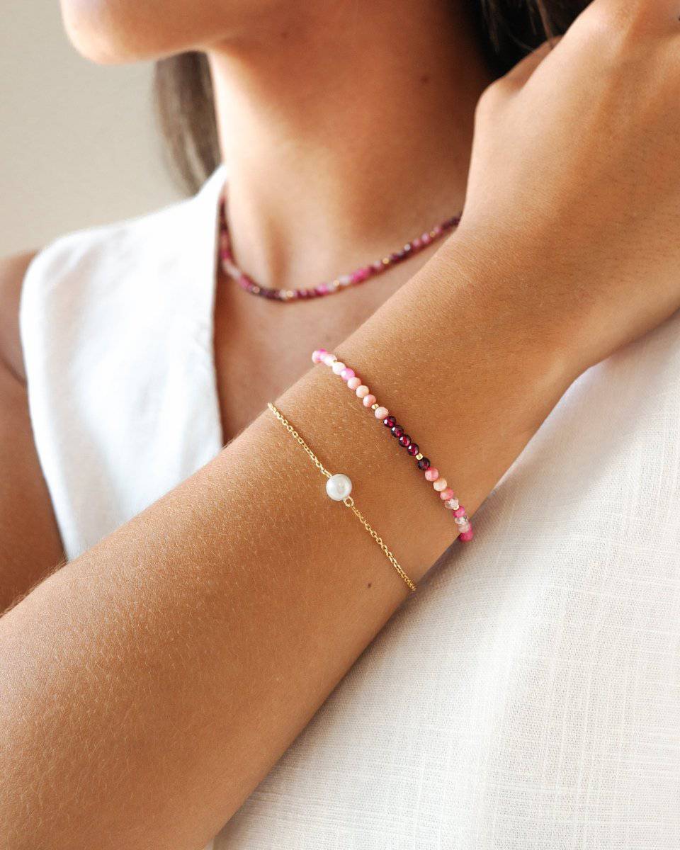"Purple Crystal" Bracelet - Milas Jewels Shop