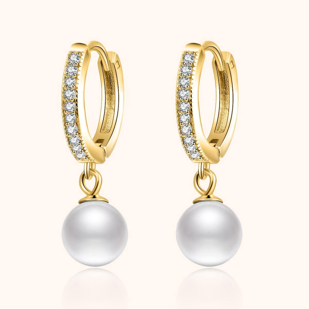 "Shining Pearl" Earrings - Milas Jewels Shop