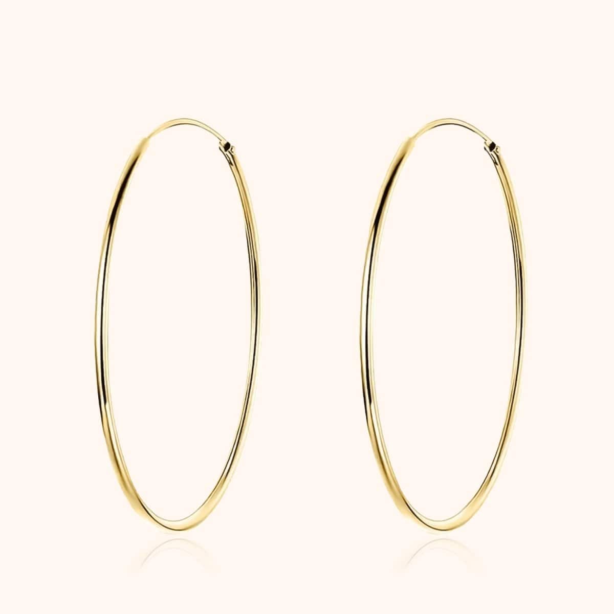 "Slim Hoops" Earrings - Milas Jewels Shop