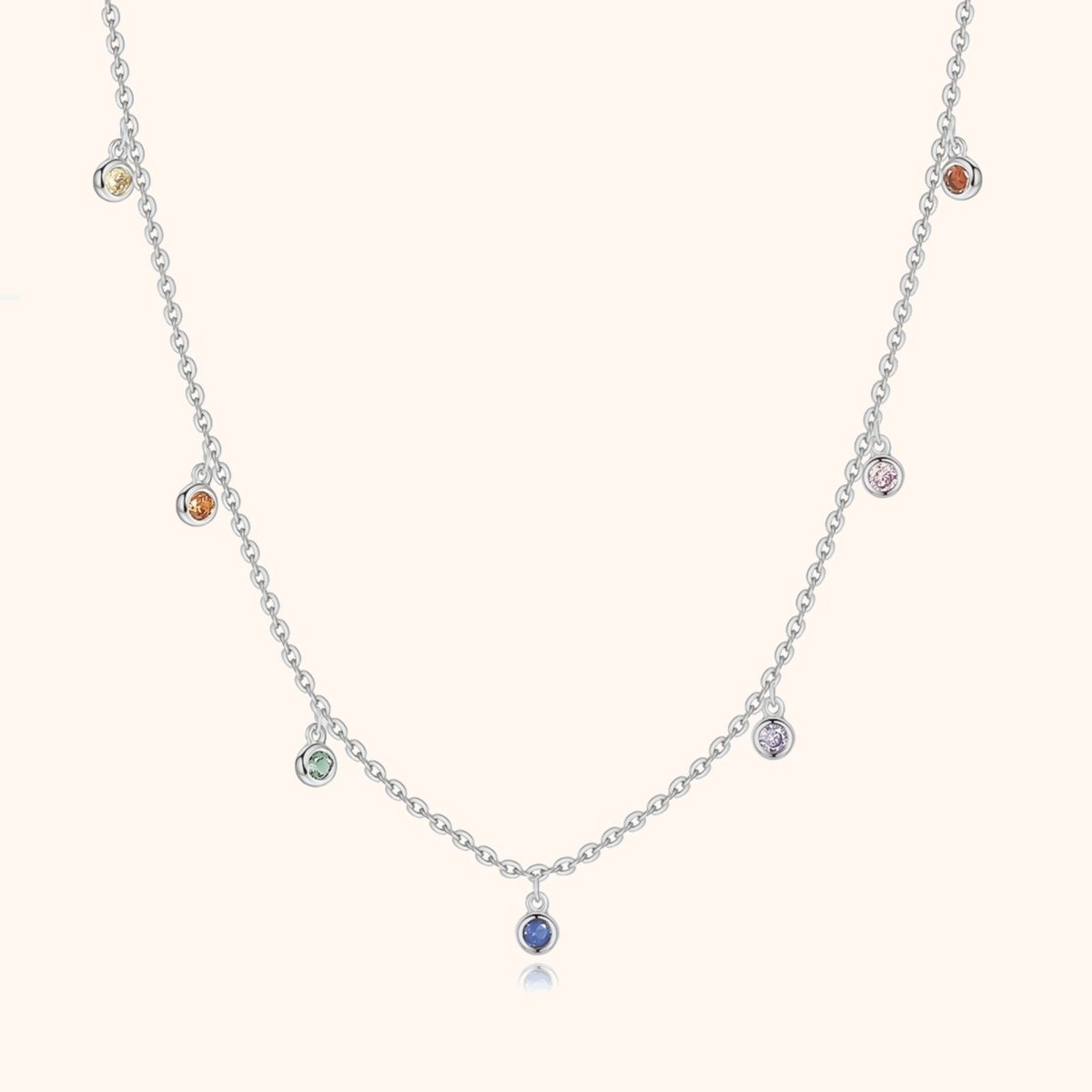 "Sparkling Colors" Necklace - Milas Jewels Shop