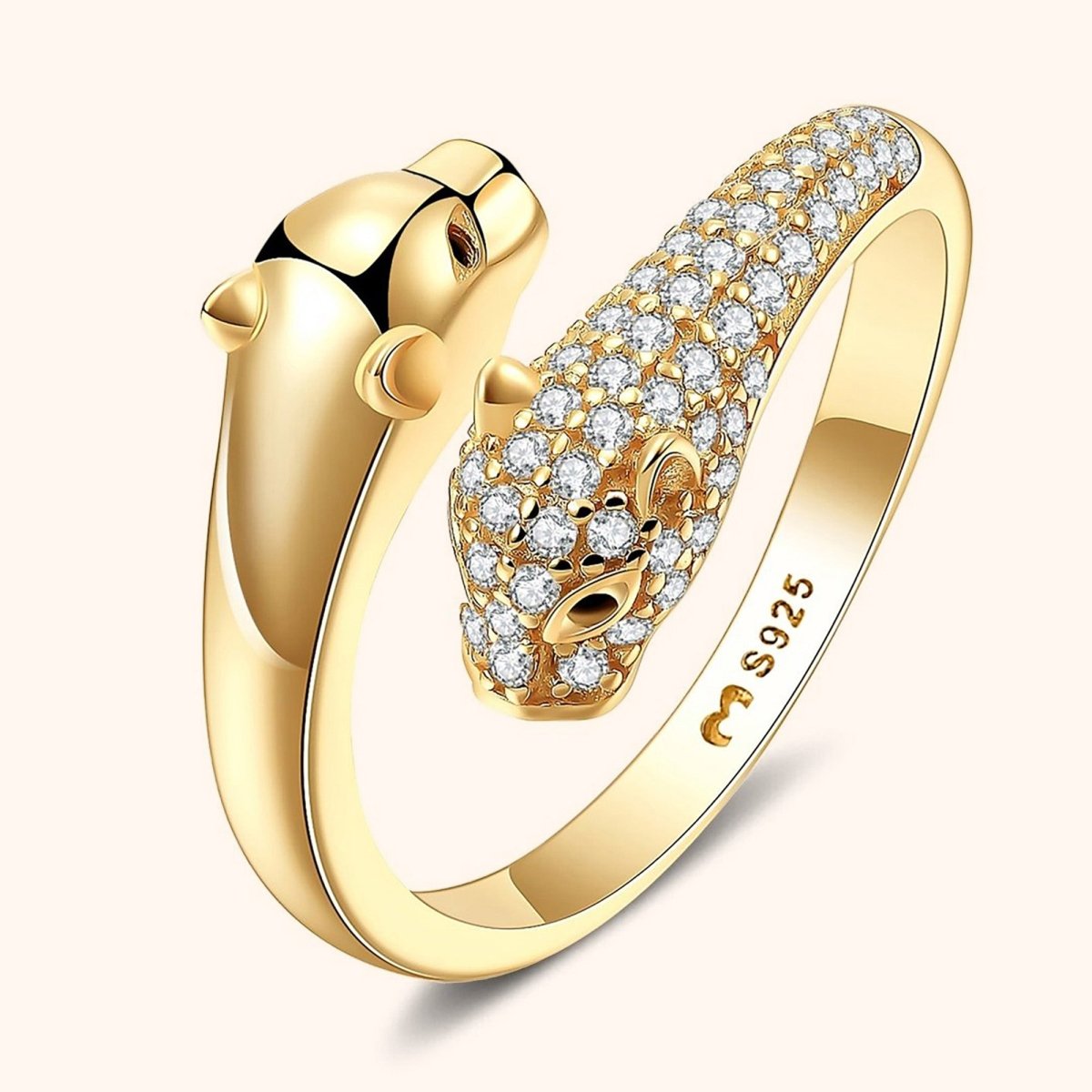 "Sparkling Panther" Ring - Milas Jewels Shop