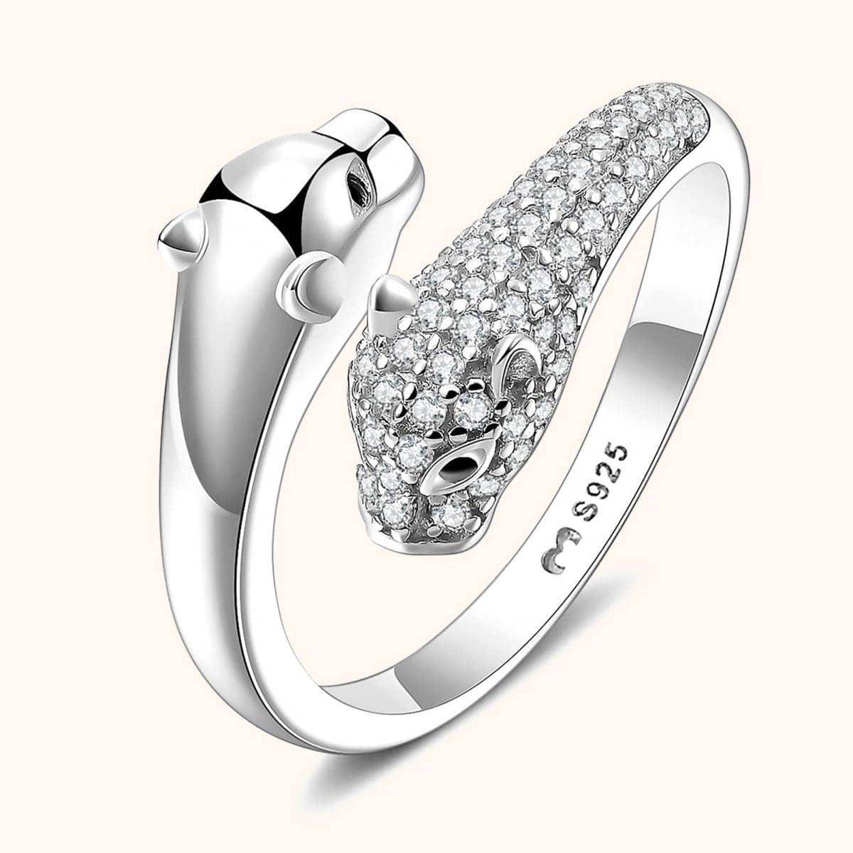"Sparkling Panther" Ring - Milas Jewels Shop