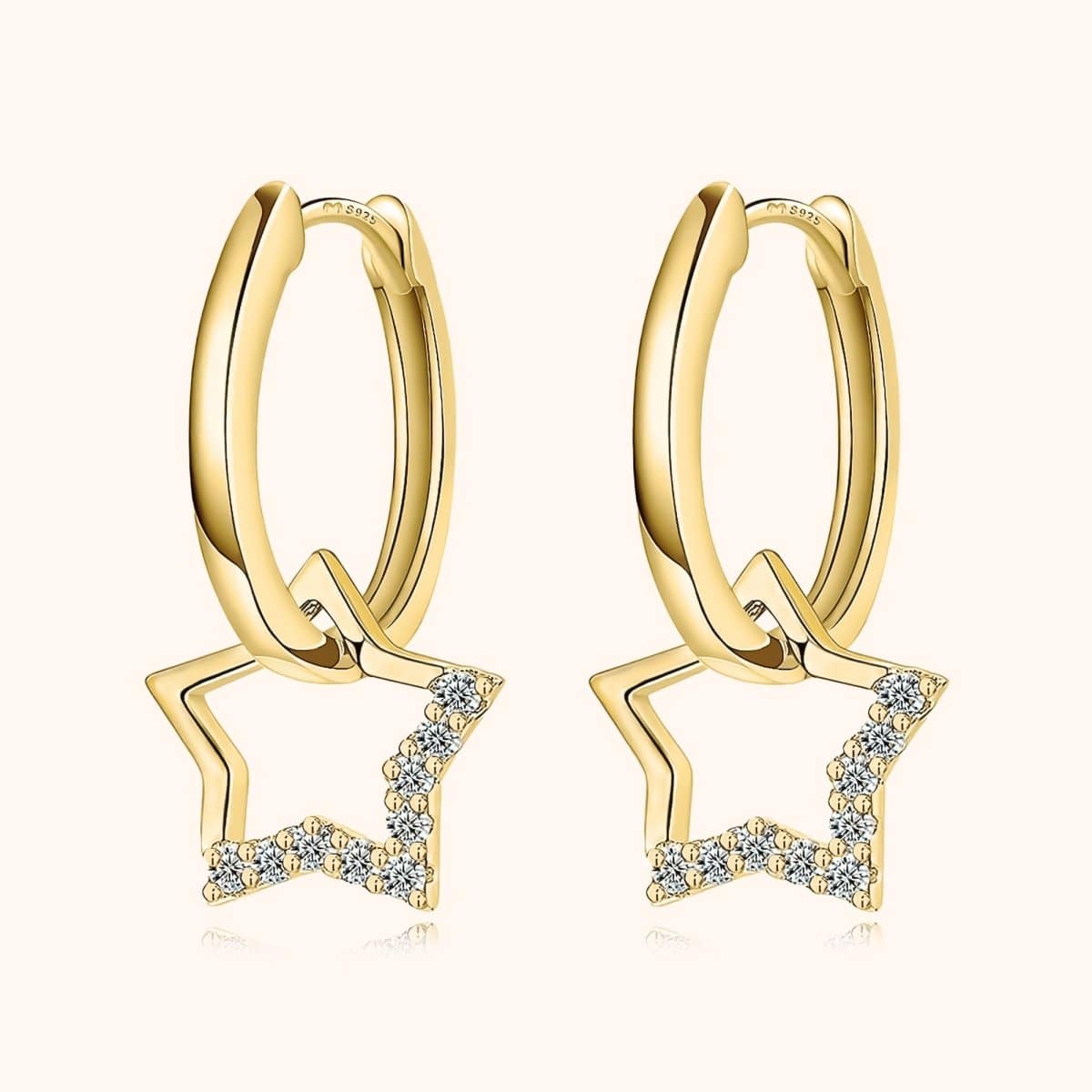 "Star Charm" Earrings - Milas Jewels Shop