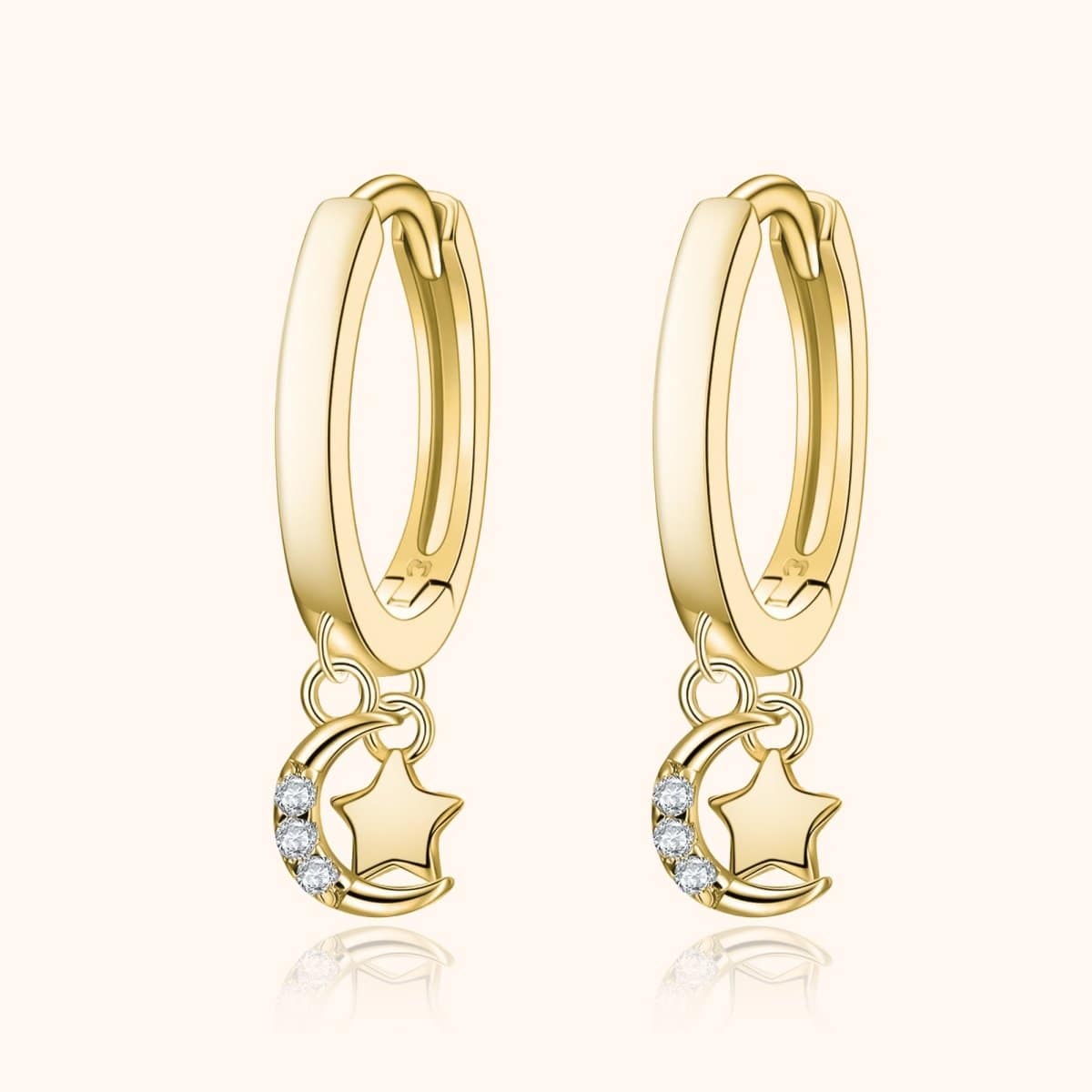 "Stellar Moon" Earrings - Milas Jewels Shop