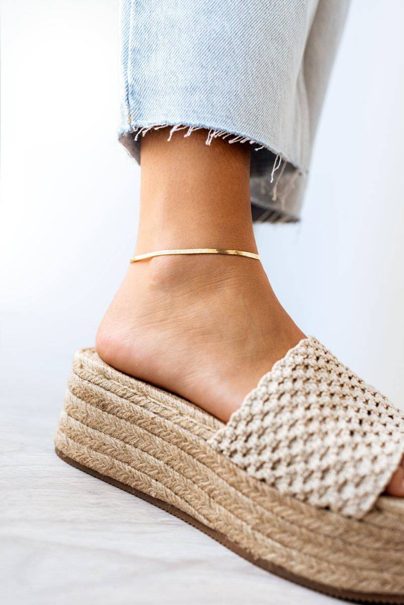 "Taylor 3MM" Anklet - Milas Jewels Shop