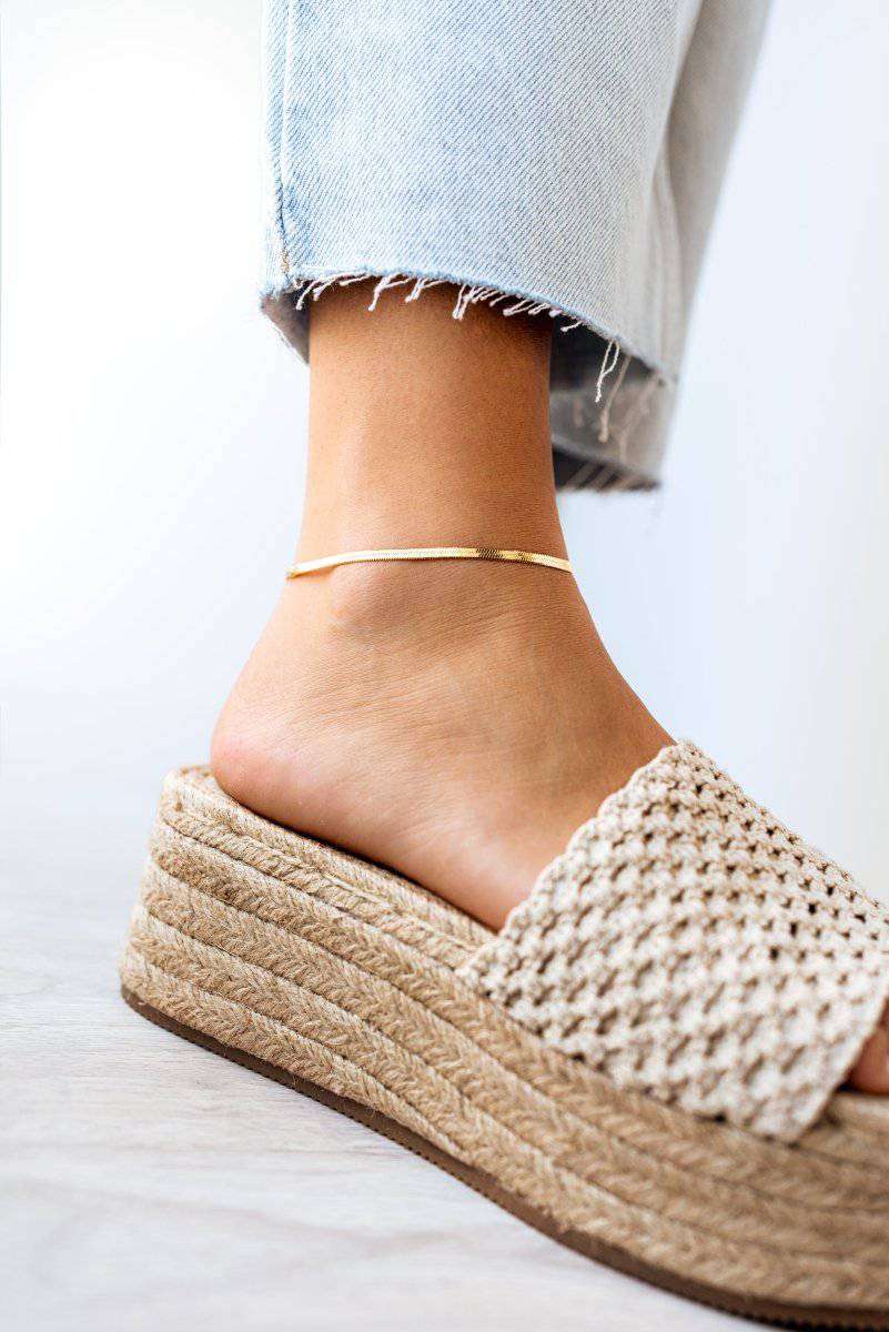 "Taylor 3MM" Anklet - Milas Jewels Shop