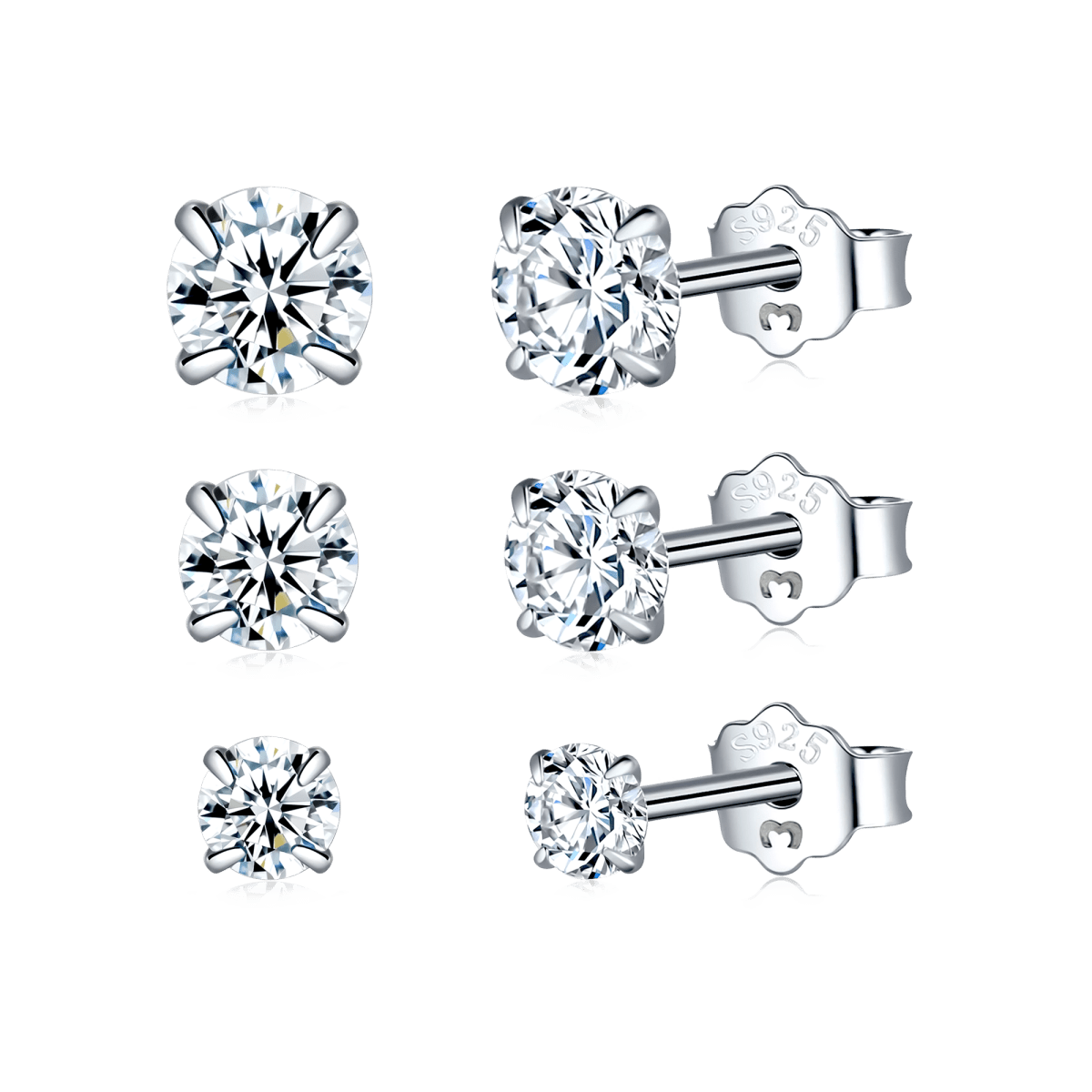 Tiny Zirconia Mini Earrings - Milas Jewels Shop