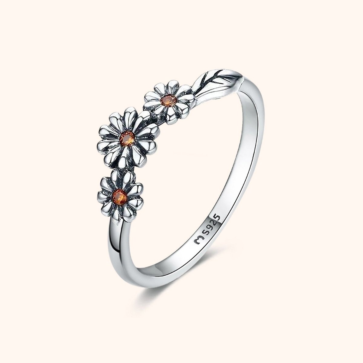 "Trio Flowers" Ring - Milas Jewels Shop